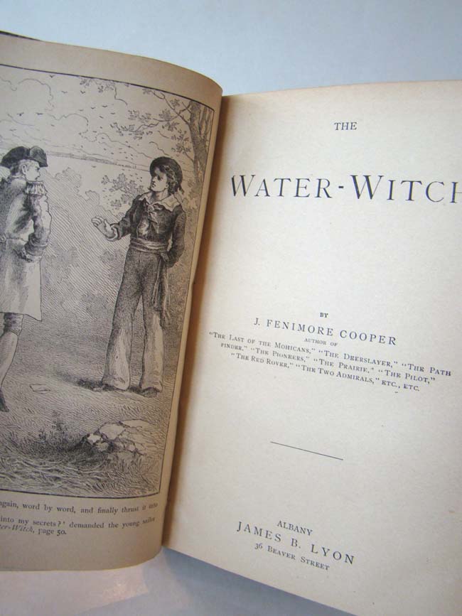 'Sea Tales,' four volumes, by James Fennimore Cooper, 19th century — image 5